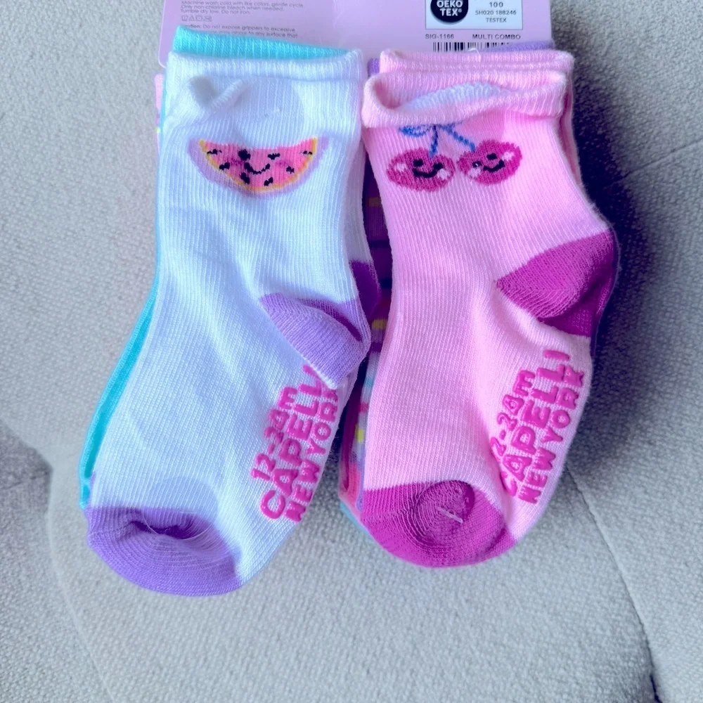 NWT Capelli New York bundle of 10 pairs socks size 12-24 months